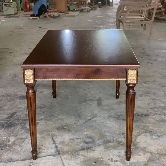 Bàn Ăn Louis XVI 1m4 Gỗ ASH