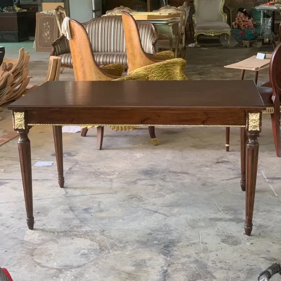 Bàn Ăn Louis XVI 1m4 Gỗ ASH