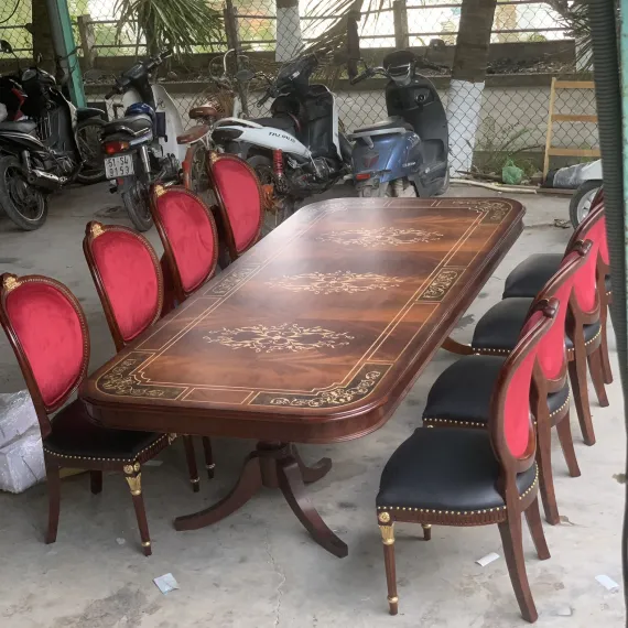Bộ Bàn Ăn Cổ Điển ALEXENDER BAA001 Bộ Bàn Ăn Cổ Điển ALEXENDER BAA001