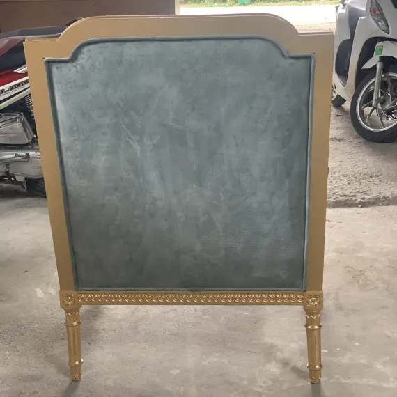 Sofa Louis XVI Kati Dán Lá Vàng