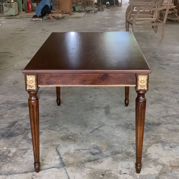 Bàn Ăn Louis XVI 1m4 Gỗ ASH