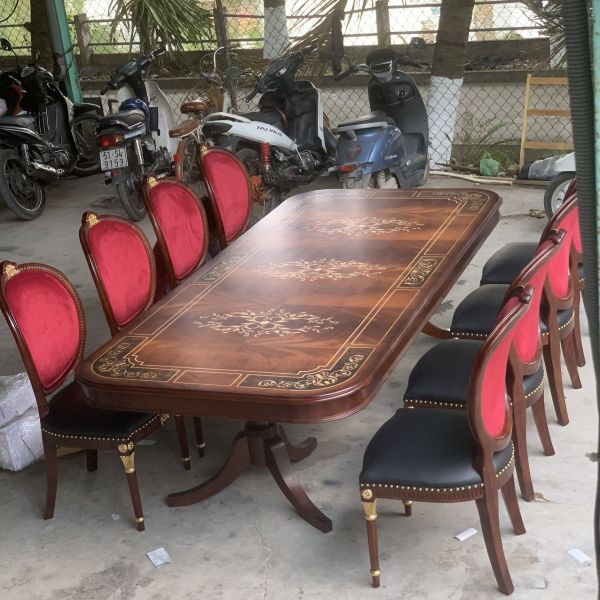 Bộ Bàn Ăn Cổ Điển ALEXENDER BAA001