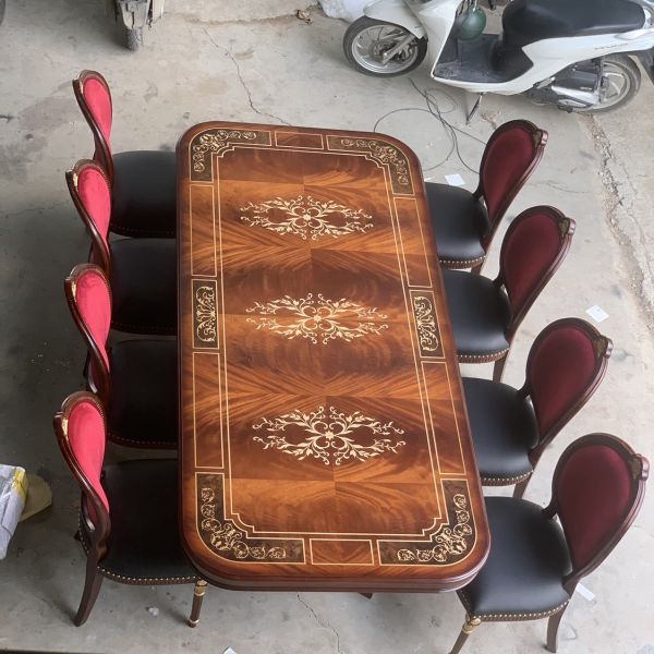 Bộ Bàn Ăn Cổ Điển ALEXENDER BAA001