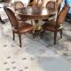 Bộ Bàn Ăn Louis XVI Bàn Tròn + Ghế Louis King Chair