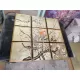 Bộ Tranh Kiếng Hoa Đào 09 Tấm Vẽ Ngược Trên Nền Đồng