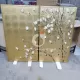 Tranh Hoa Mộc Lan Dán Lá Đồng