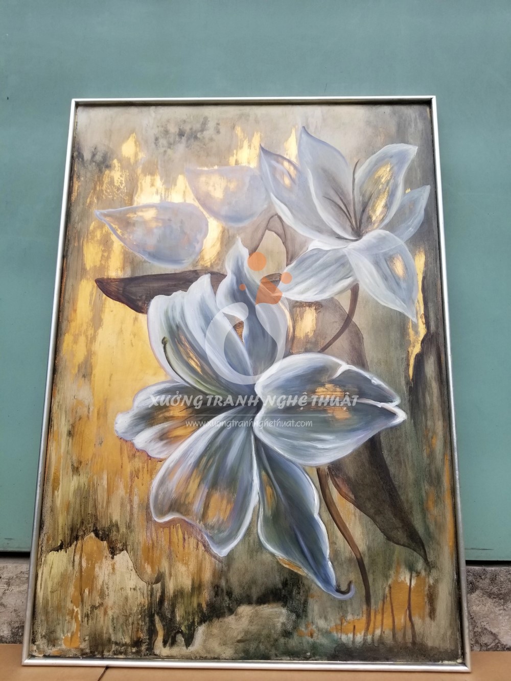 Tranh Hoa Ly Vẽ Giả Cổ, xưởng tranh ngệ thuật