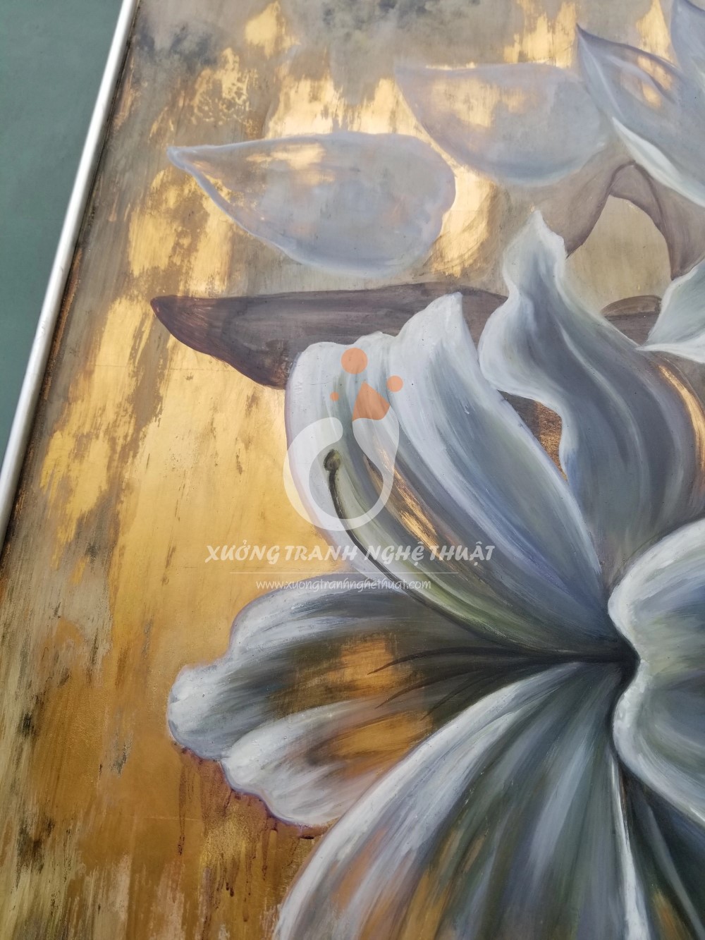 Tranh Hoa Ly Vẽ Giả Cổ, xưởng tranh ngệ thuật